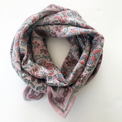 Foulard Latika - Bird - Pastel