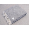 Wool blanket - Pick stitch - granite