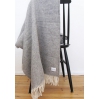 Wool blanket - Pick stitch - granite