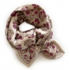 Foulard Latika - Bouton d'or - Coquillage