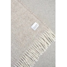 Wool blanket - Pick stitch - limestone