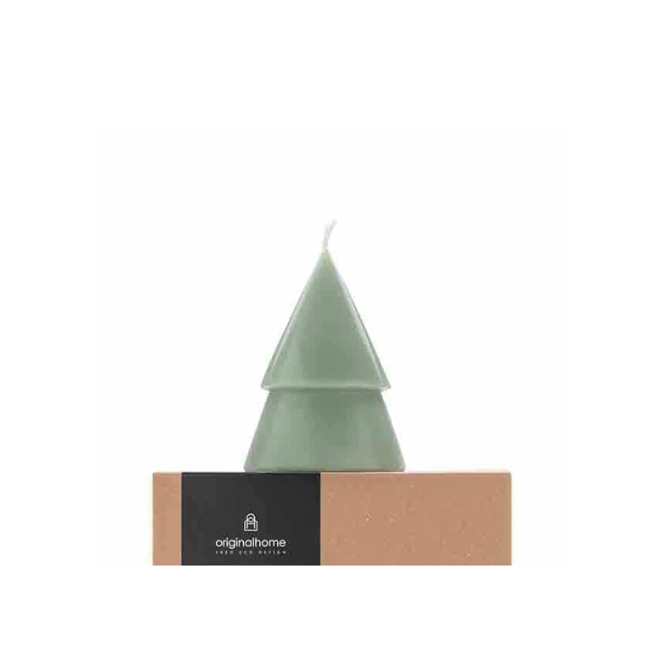 Xmas Tree Candle M - Green