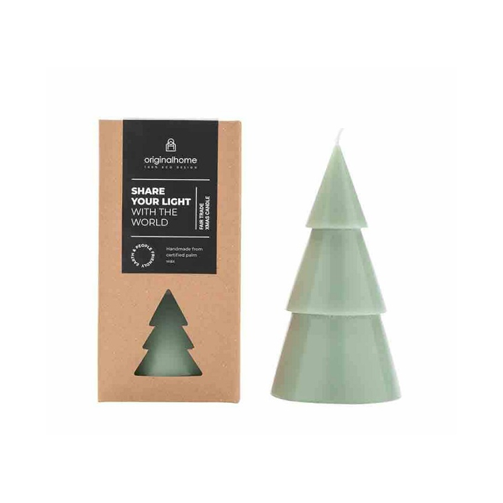 Xmas Tree Candle L - Green - TC0027.42