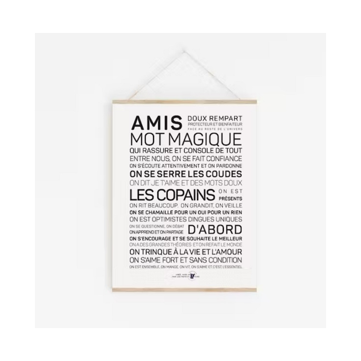 Affiche A4 - Amis