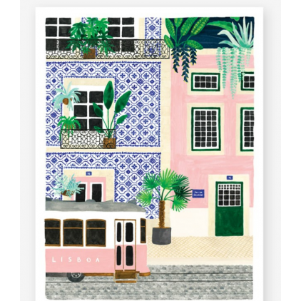 Affiche décorative - Medium - Lisboa - 30x40 cm