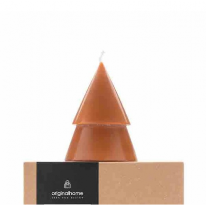 Xmas Tree Candle M - Cognac - TC0028.51