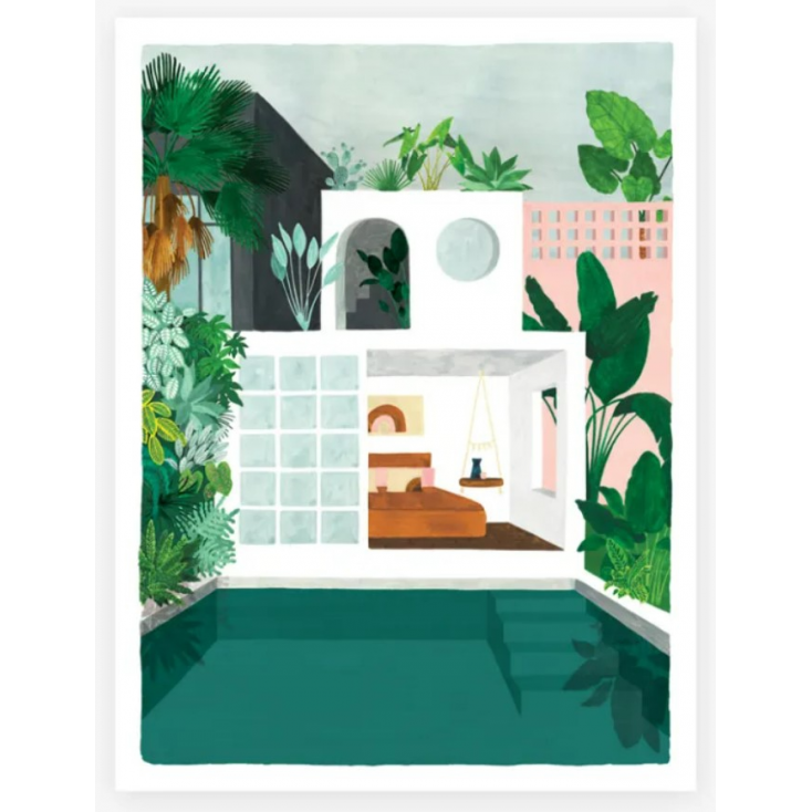 Affiche décorative - Large - Guest House - 50x70 cm