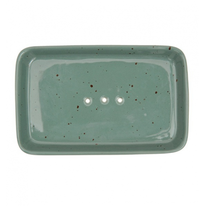 Soap Dish - rustic - vert - POR311