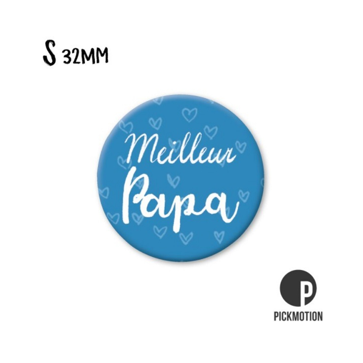 Petit magnet - Meilleur papa - MSQ0280FR