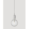 E27 socket lamp gris clair