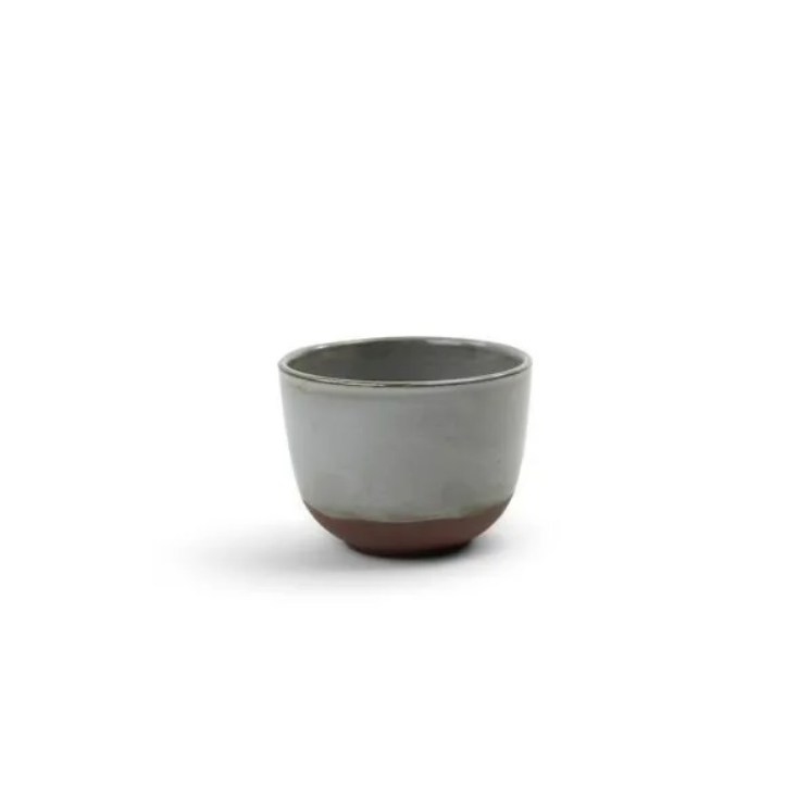 Cup S - Soft red clay with grey glaze