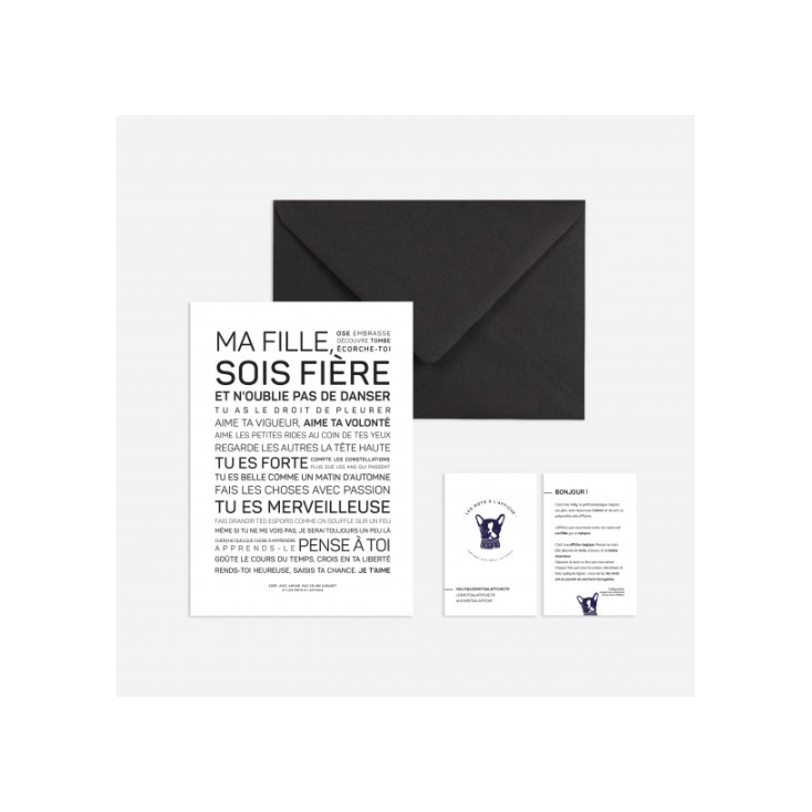 Carte Ma fille