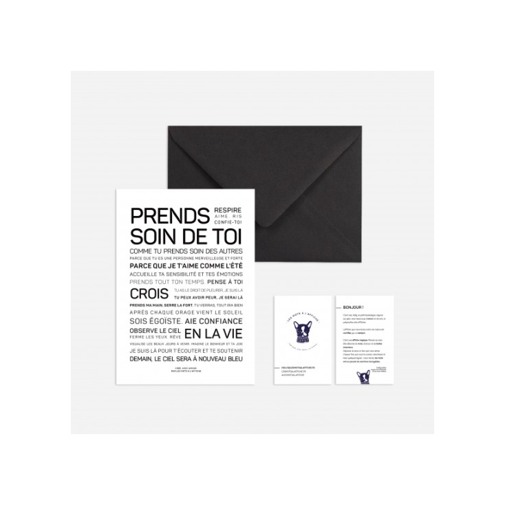 Carte Prends soin de toi