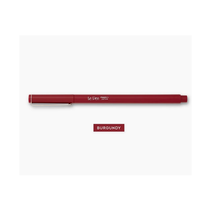 Le Pen Felt Pen - Burgundy