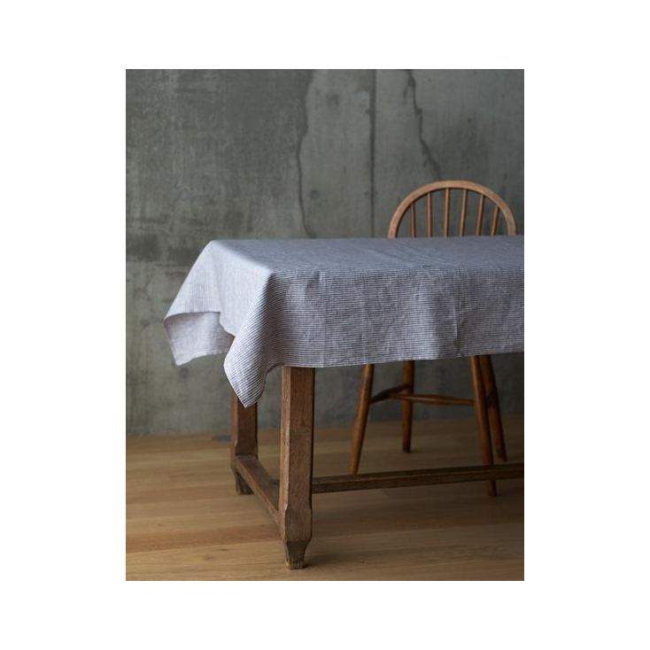 Tablecltoh - Grey White Stripe -130x180cm