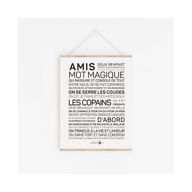 Affiche A3 - Amis