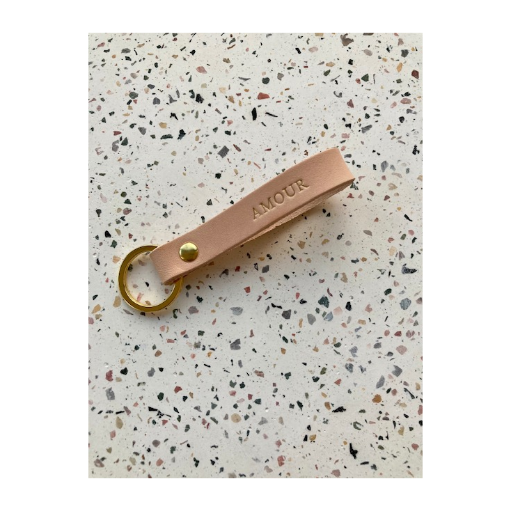 Porte-clefs - AMOUR - nude - gold