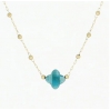 Collier Velasquez - apatite bleue