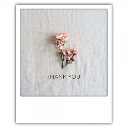 Carte postale Thank you flowers ZG0216EN