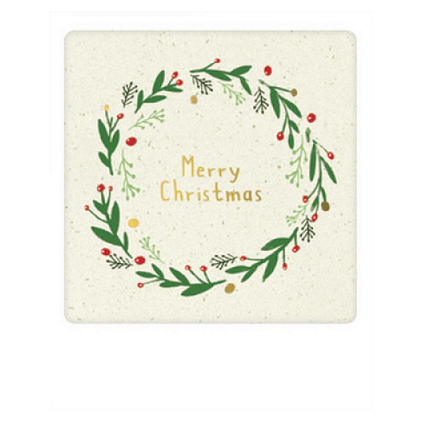 Mini carte postale Merry christmas XMP0113EN