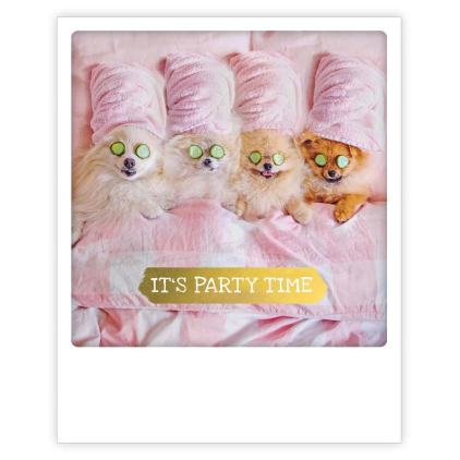 Carte postale - party time-ZG0949