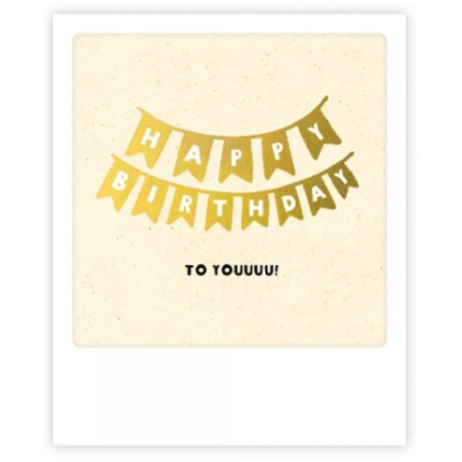 Mini carte - Happy birthday - MP0590EN