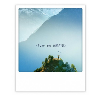 Carte postale - Rêver en grand  - R0157FR