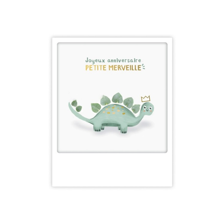 Carte postale - Joyeux anniversaire petite merveille - ZG1336FR