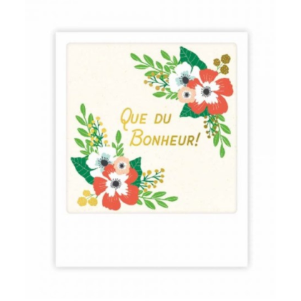 Carte postale future Maman formidable -collection floral - McreaPixel
