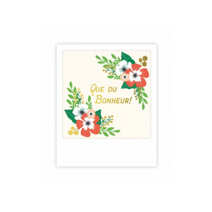 Mini carte postale - Que du bonheur - MP0579FR