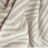 Wool blanket - Feuillage - Limestone