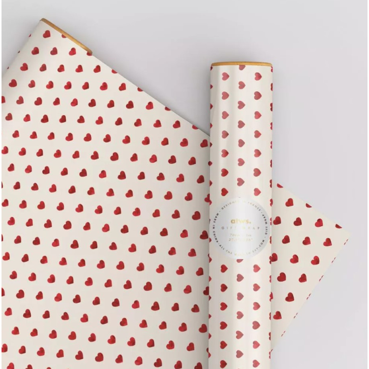 Papier cadeau - Red Hearts