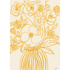 Poster 30 x 40 cm - La Poire - Yellow Flowers I