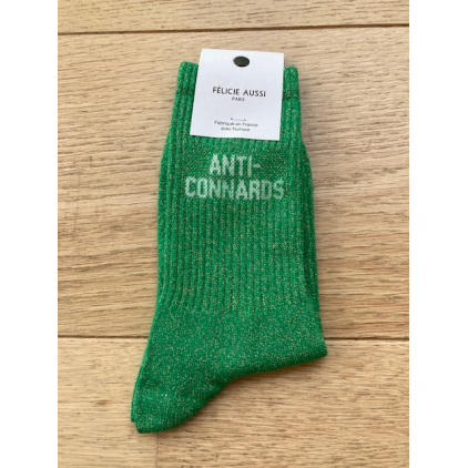 Chaussettes - Anti-connards - vert paillettes - 36/40