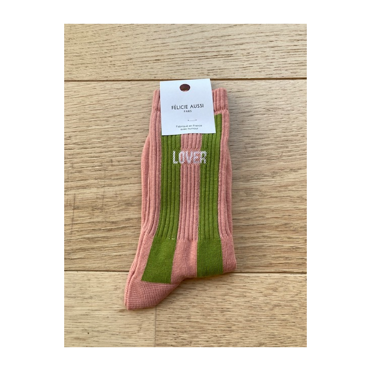 Chaussettes - Lover - rose/bambou - 36/40