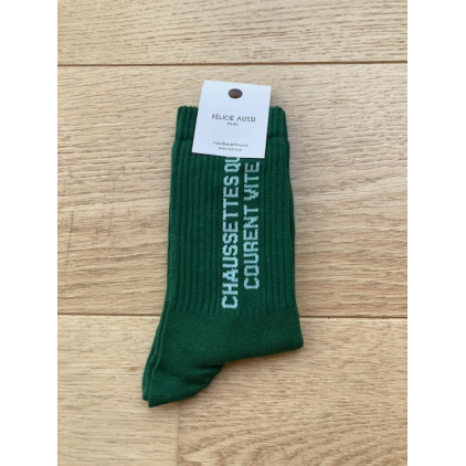 Chaussettes - Qui courent vite - vert - 36/40