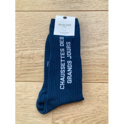 Chaussettes - Des grands jours - bleu - 40/45