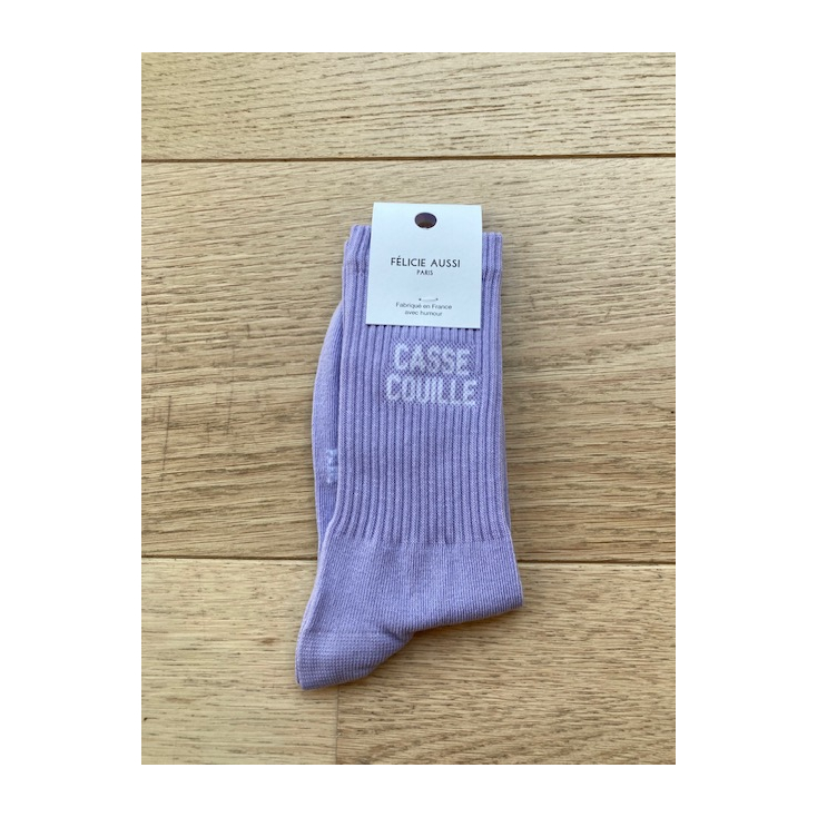 Chaussettes - Casse couille - mauve - 36/40