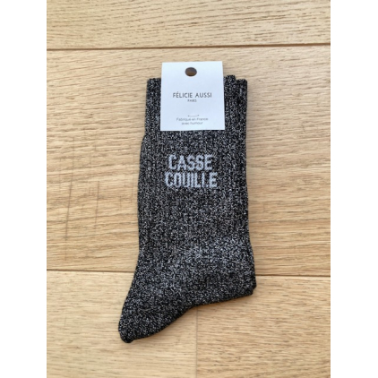 Chaussettes - Casse couille - noir paillettes - 36/40