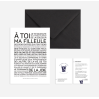 Carte postale avec enveloppe - A toi ma filleule