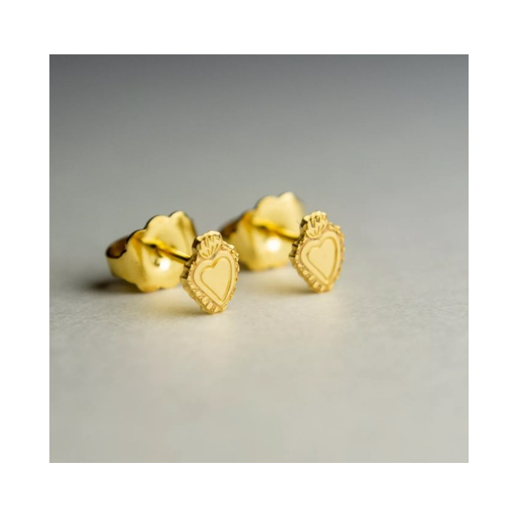 Boucles d'oreilles Coeur Ex-voto