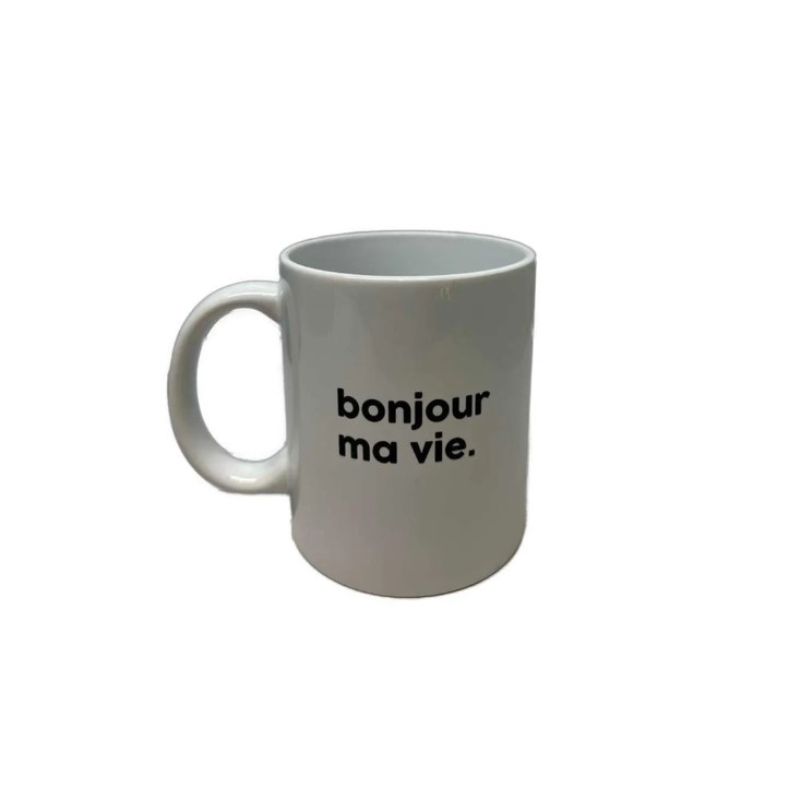 Tasse Bonjour ma vie