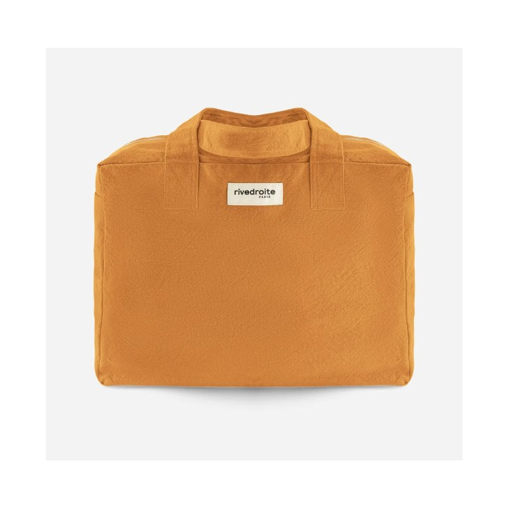 Célestins - The 24h bag en coton recyclé - Tumeric Orange