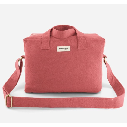 Sauval - Le city bag en coton recyclé - Medina Pink