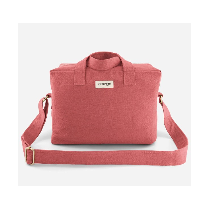 Sauval - Le city bag en coton recyclé - Medina Pink