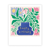 Mini carte - Happy birthday flowers - MP1045EN