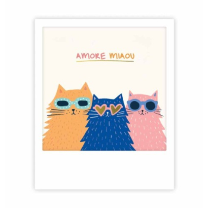 Mini carte - Amore miaou - MP0857FR