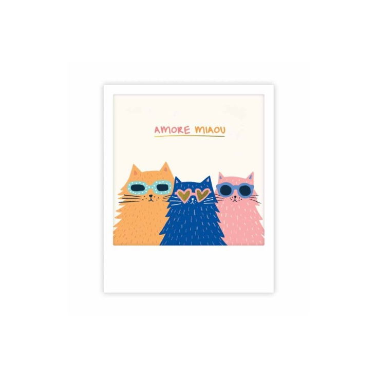 Mini carte - Amore miaou - MP0857FR