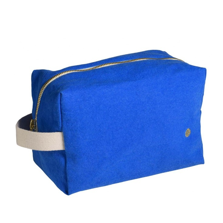 Pouch cube déperlant Bleu Mécano GM