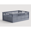 Caissette de rangement pliable - Maxi - Blue grey